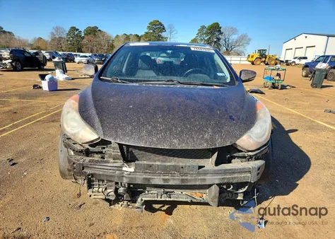 2012 Hyundai Elantra Gls z USA, uszkodzony, nr VIN 5NPDH4AE6CH091455